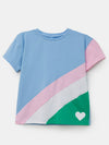 Camiseta para bebé niña en licra color hortensia