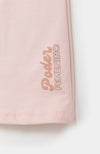 Pantalón deportivo para niña en perchado color rosado