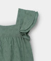 Blusa corta para bebé niña en ojalillo color verde
