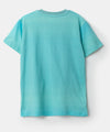 Camiseta manga corta para bebé niño en tela suave color verde menta